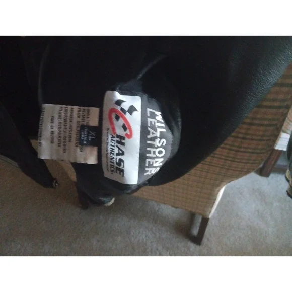 Vintage dale earnhardt leather jacket Chase Authentics Goodwrench NASCAR Size XL